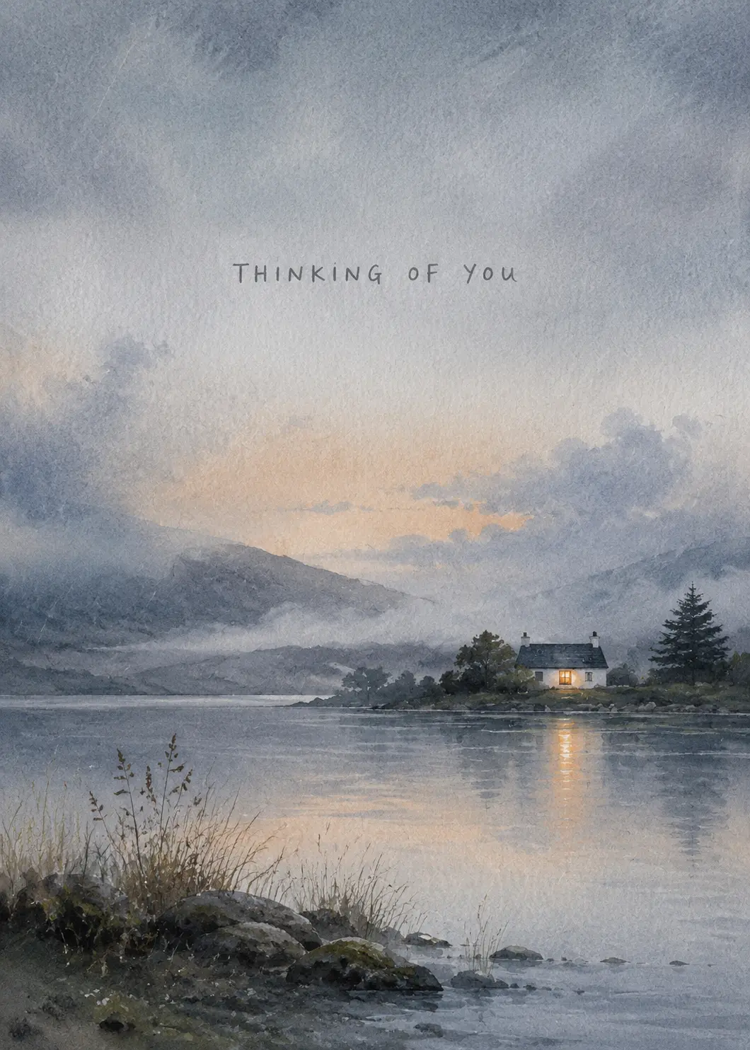 Thinking Of You greeting card front
